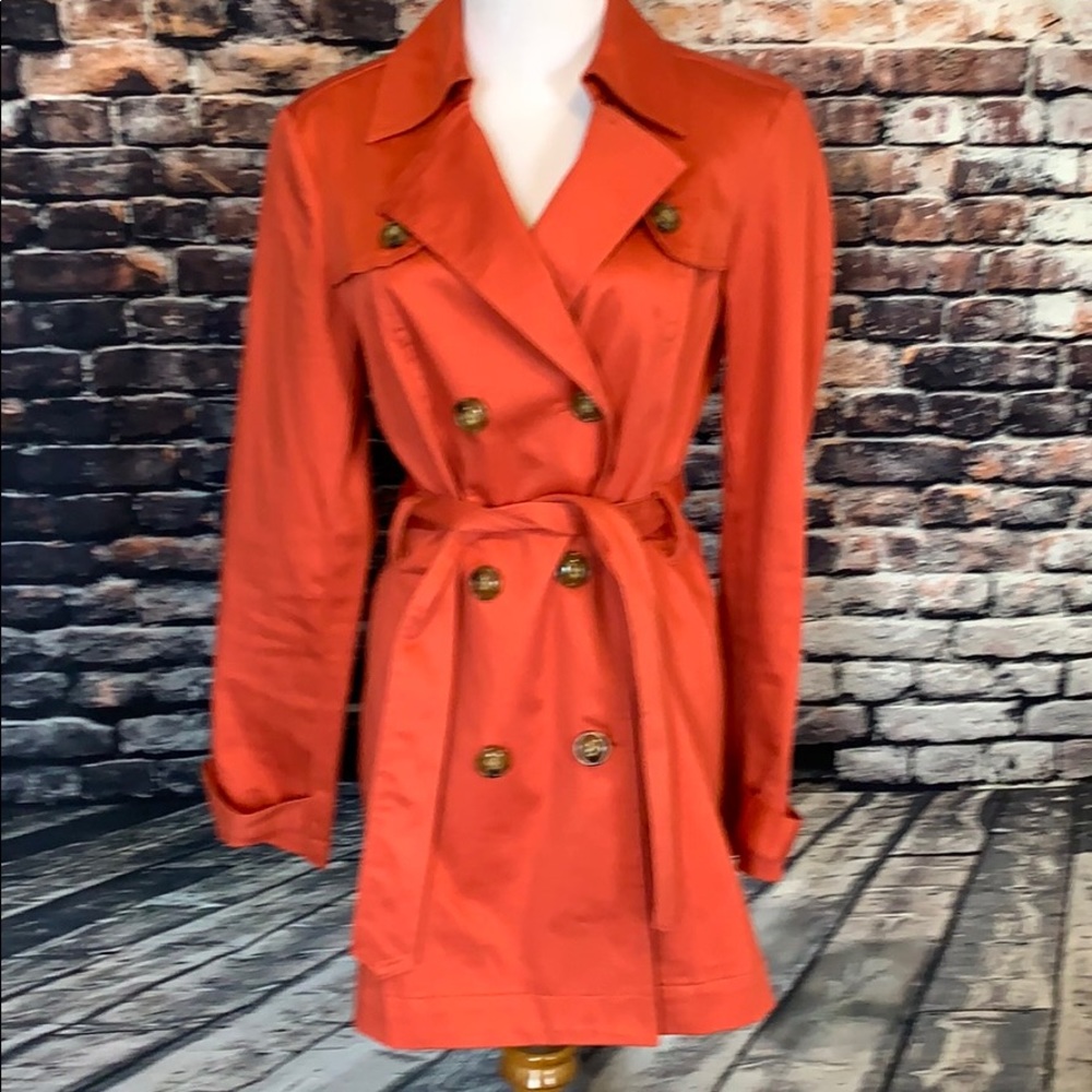 Burnt Orange Dress Coat